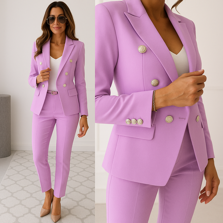 Gabriela | Garnitur Damski Elegancki Dwuczęściowy