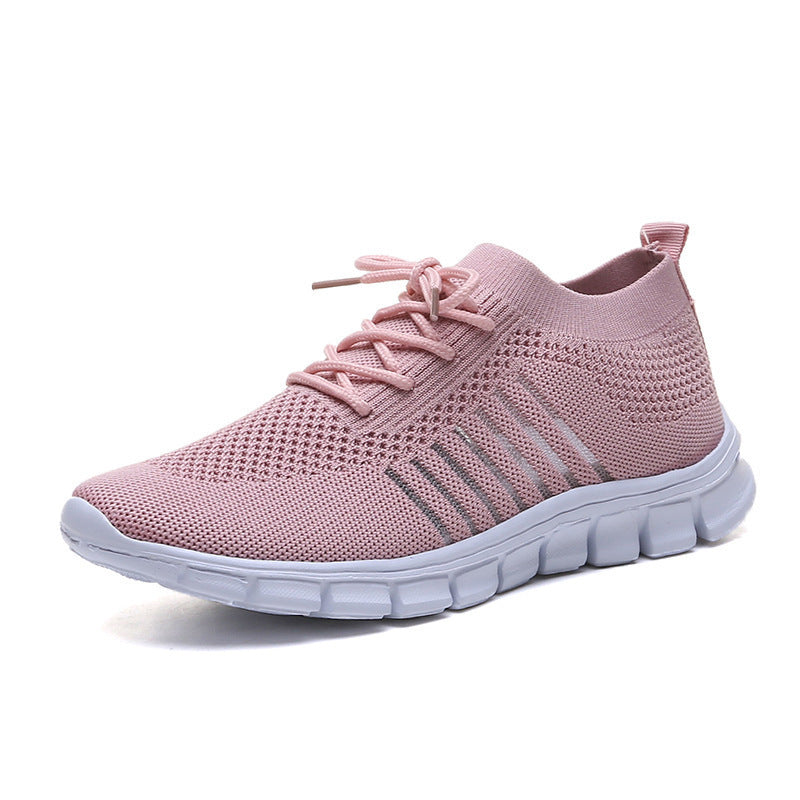 Damskie sneakersy z siateczkowym materiałem zapewniającym przewiewność