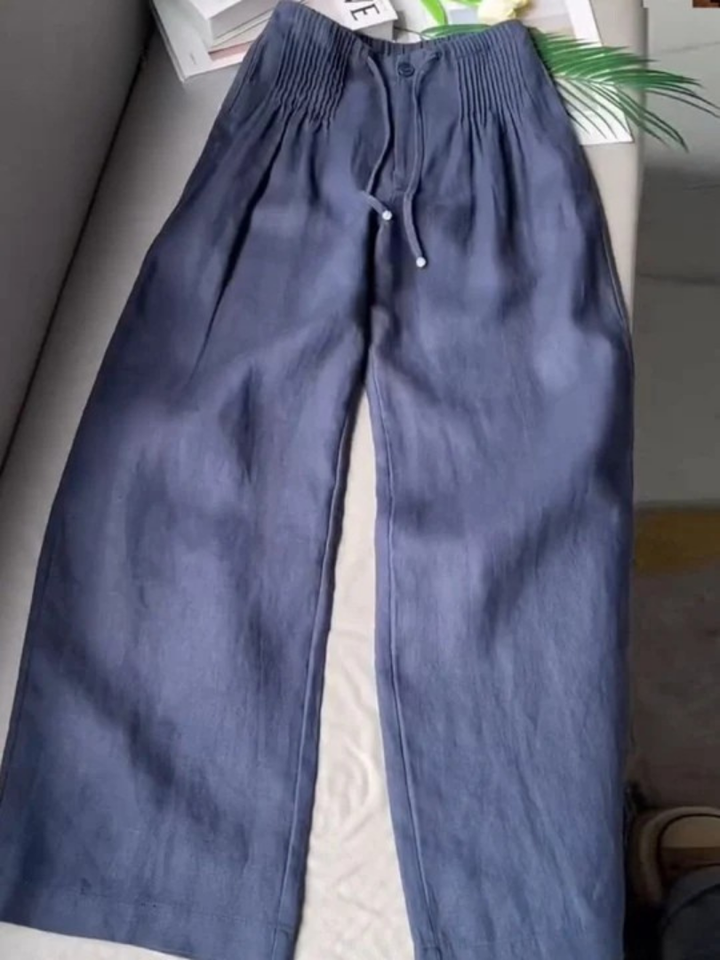 Szerokie Spodnie Damskie Casual