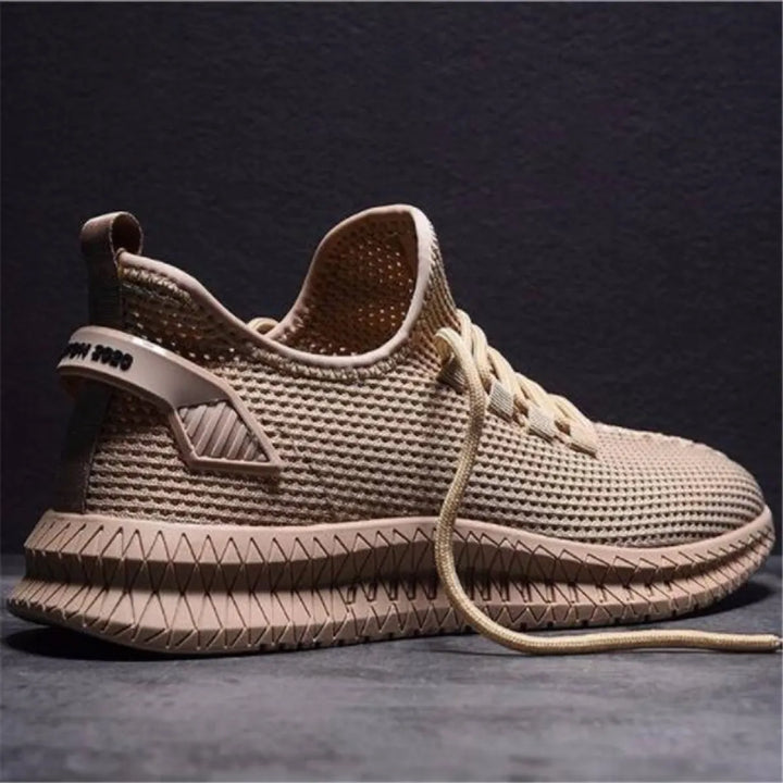Sneakersy Męskie z Siateczkową Cholewką