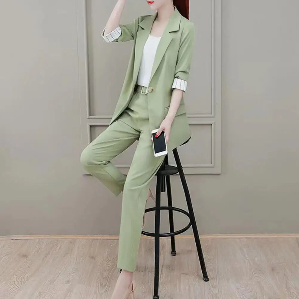 Eliza | Garnitur Damski Dwuczęściowy Slim Fit