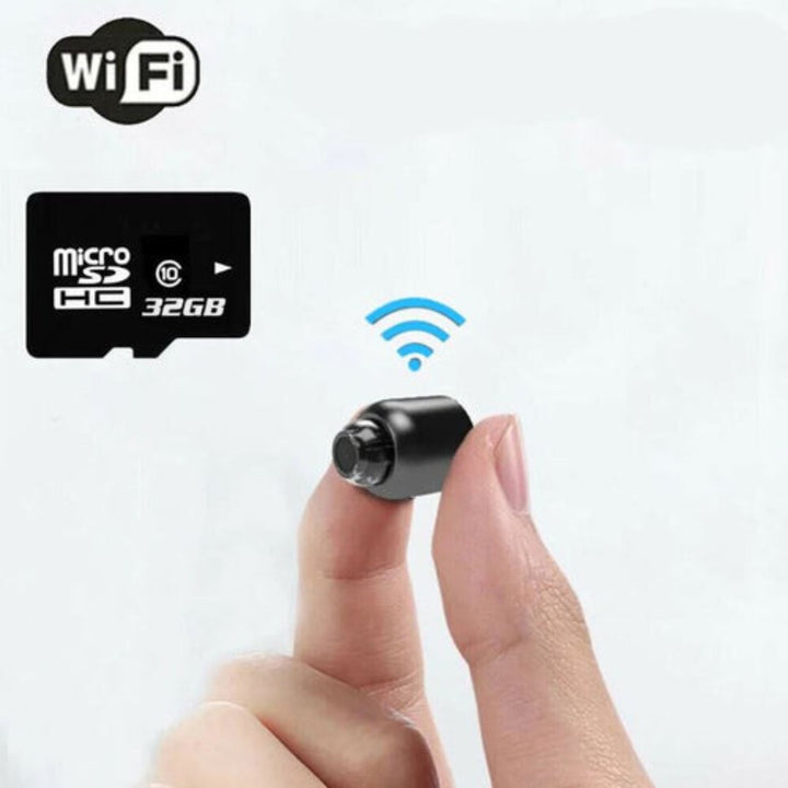 Mini Kamera WiFi Full HD 1080P Z Noktowizją I Detekcją Ruchu