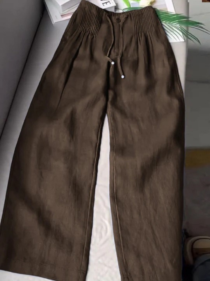 Szerokie Spodnie Damskie Casual