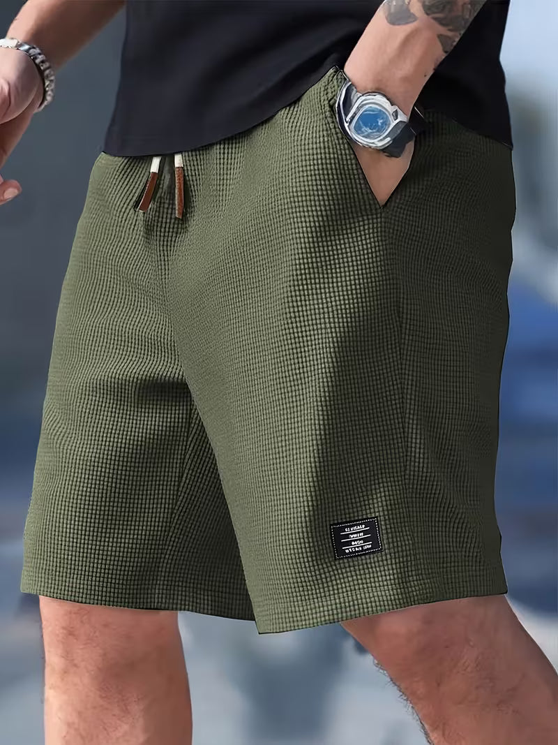 Spodenki Męskie Casual Z Regulacją W Pasie