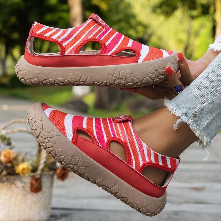Detal sneakersów pokazujący amortyzującą podeszwę
