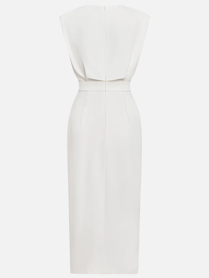 Helena | Sukienka Midi Elegancka Z Guzikami