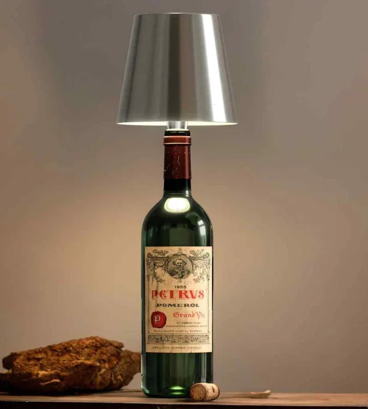 Bezprzewodowa Lampka LED Na Butelkę Z Regulacją Jasności I Ładowaniem USB-C