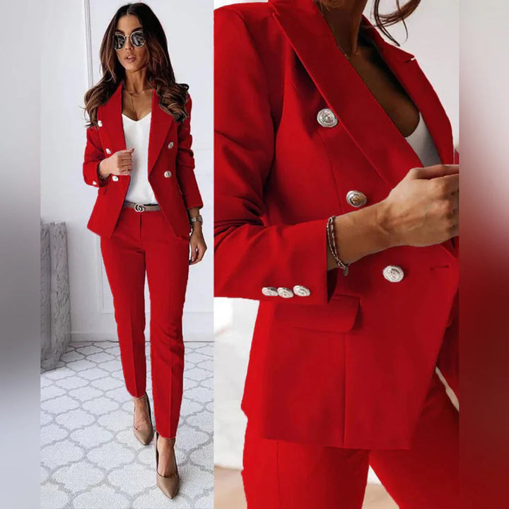 Gabriela | Garnitur Damski Elegancki Dwuczęściowy