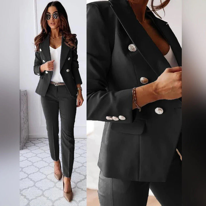 Gabriela | Garnitur Damski Elegancki Dwuczęściowy