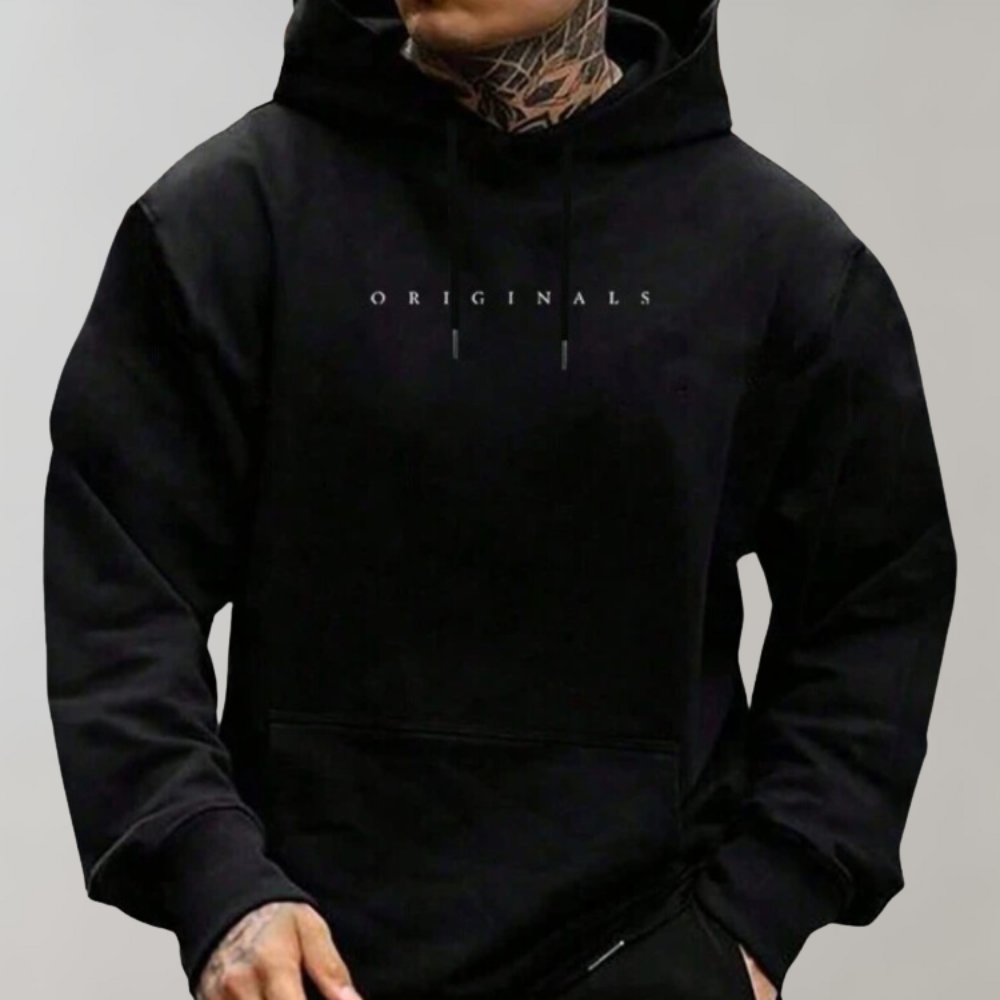 Kaelan | Męska Bluza Oversize Z Kapturem