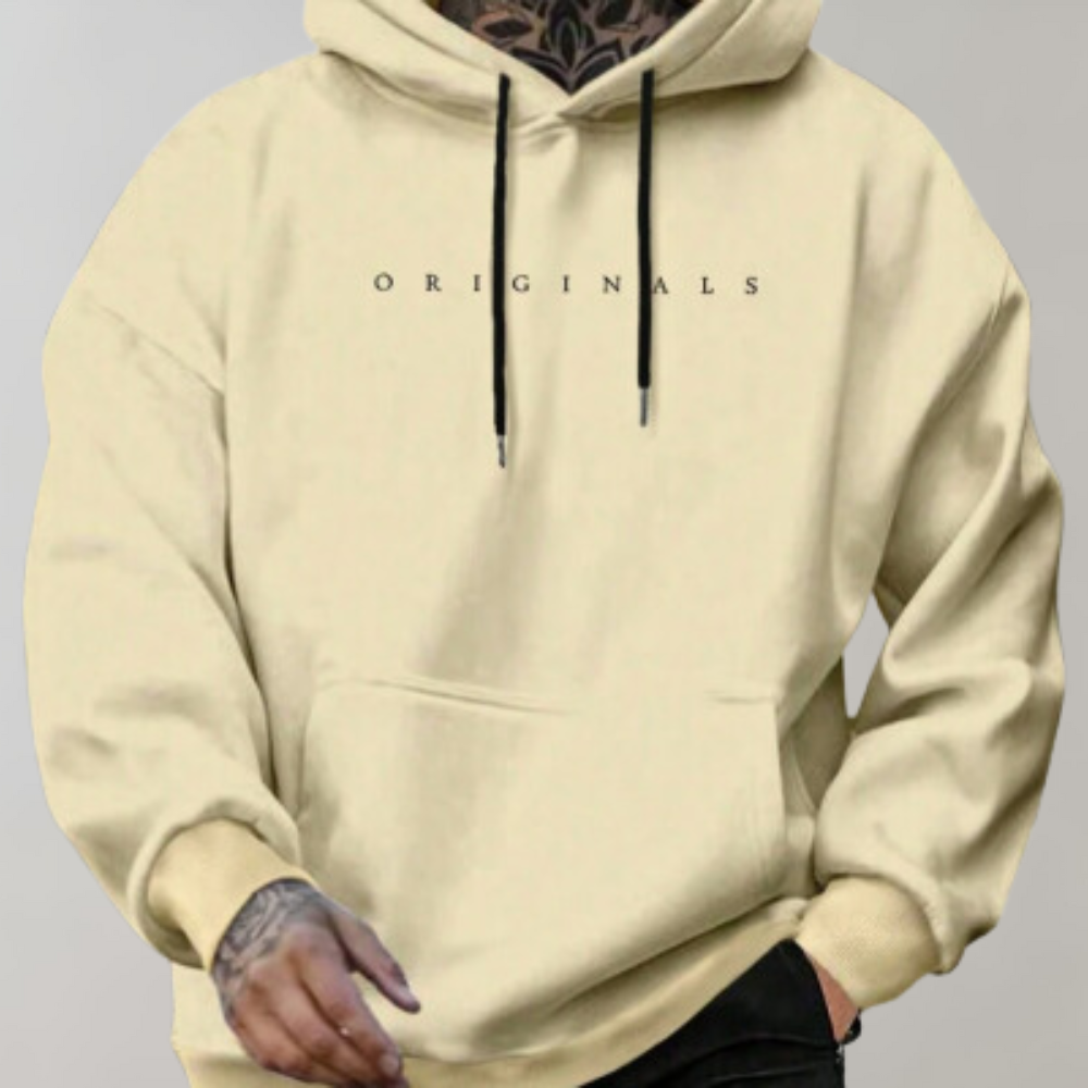 Kaelan | Męska Bluza Oversize Z Kapturem