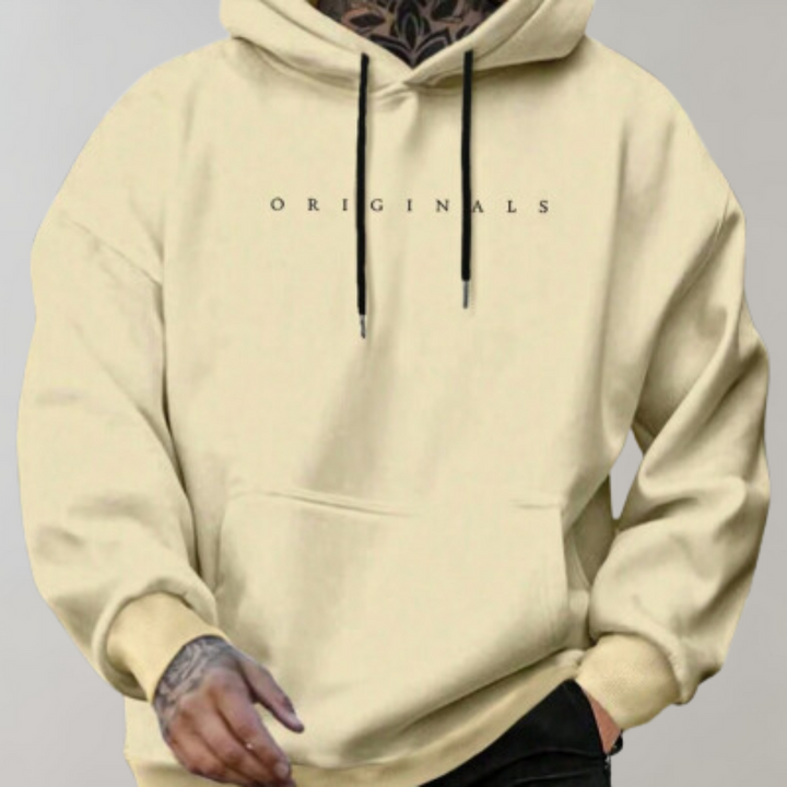 Kaelan | Męska Bluza Oversize Z Kapturem