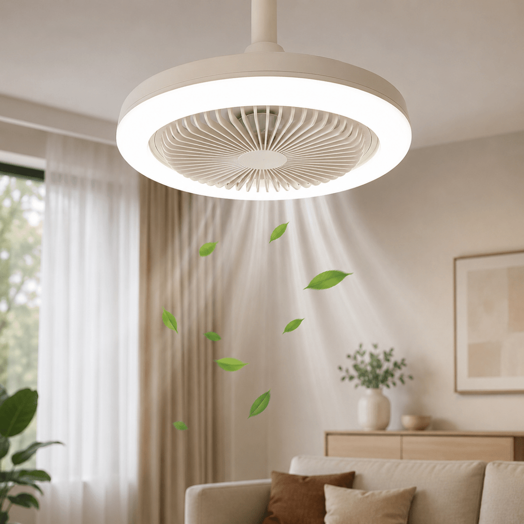 Wentylator Sufitowy Z Lampą I Pilotem Do Oprawki