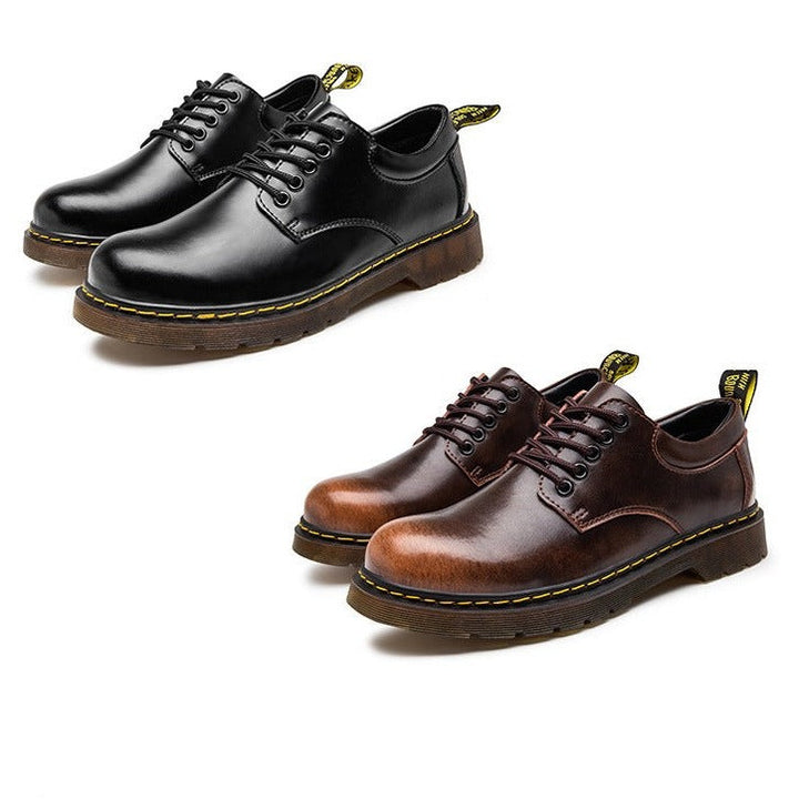 Buty Męskie Sznurowane Miejskie