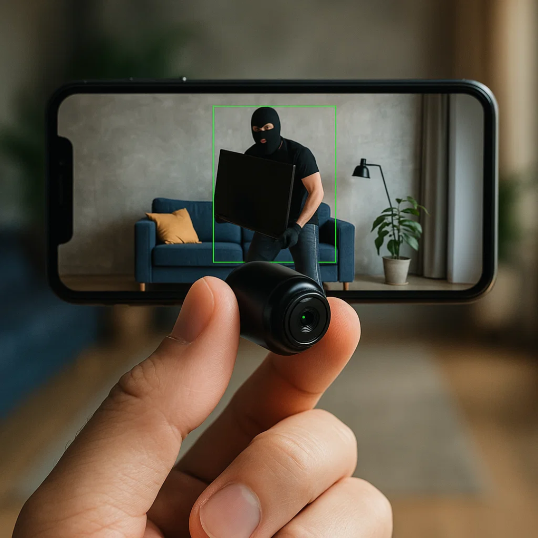 Mini Kamera WiFi Full HD 1080P Z Noktowizją I Detekcją Ruchu
