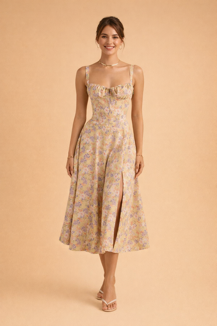 Betty | Elegancka Sukienka Z Talią