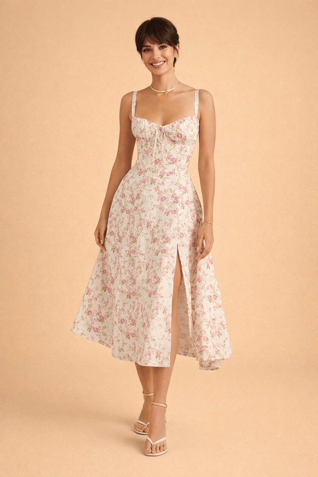 Betty | Elegancka Sukienka Z Talią