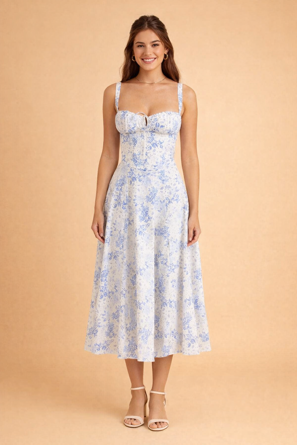 Betty | Elegancka Sukienka Z Talią