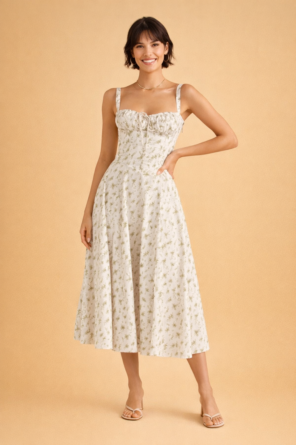 Betty | Elegancka Sukienka Z Talią