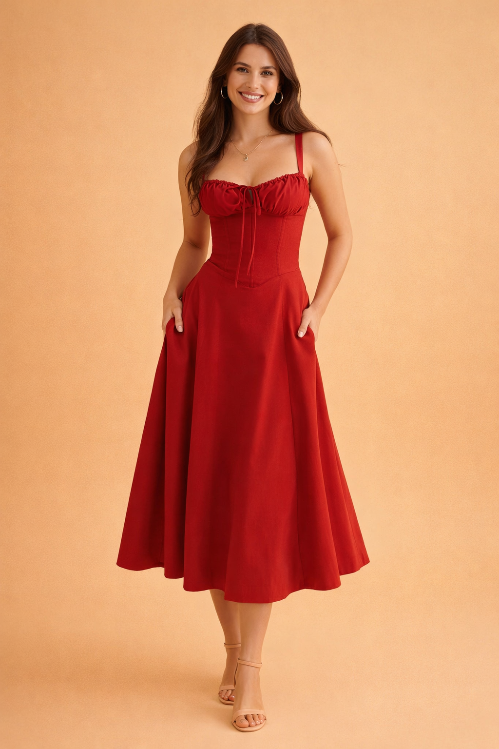Betty | Elegancka Sukienka Z Talią