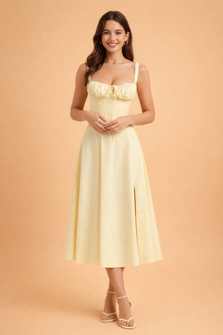 Betty | Elegancka Sukienka Z Talią