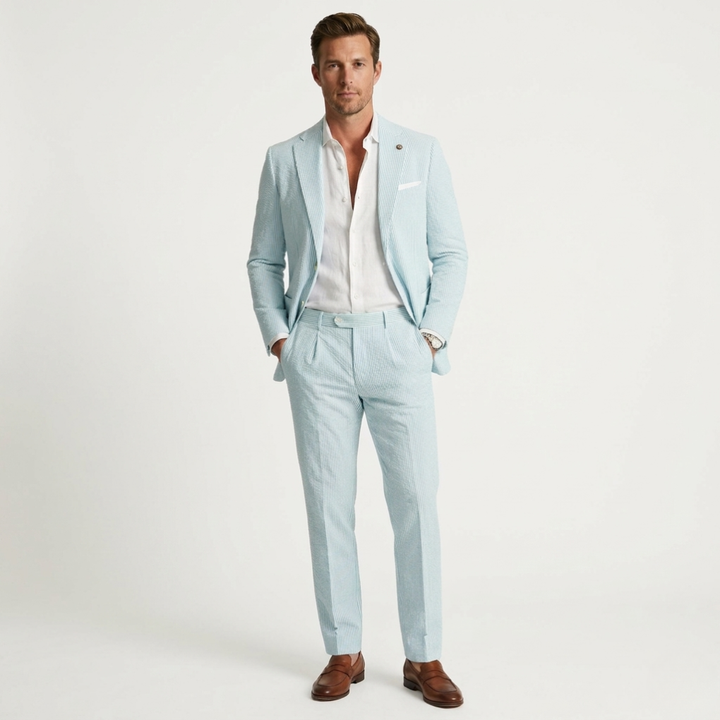 Adrian | Garnitur Męski Dwuczęściowy Slim Fit