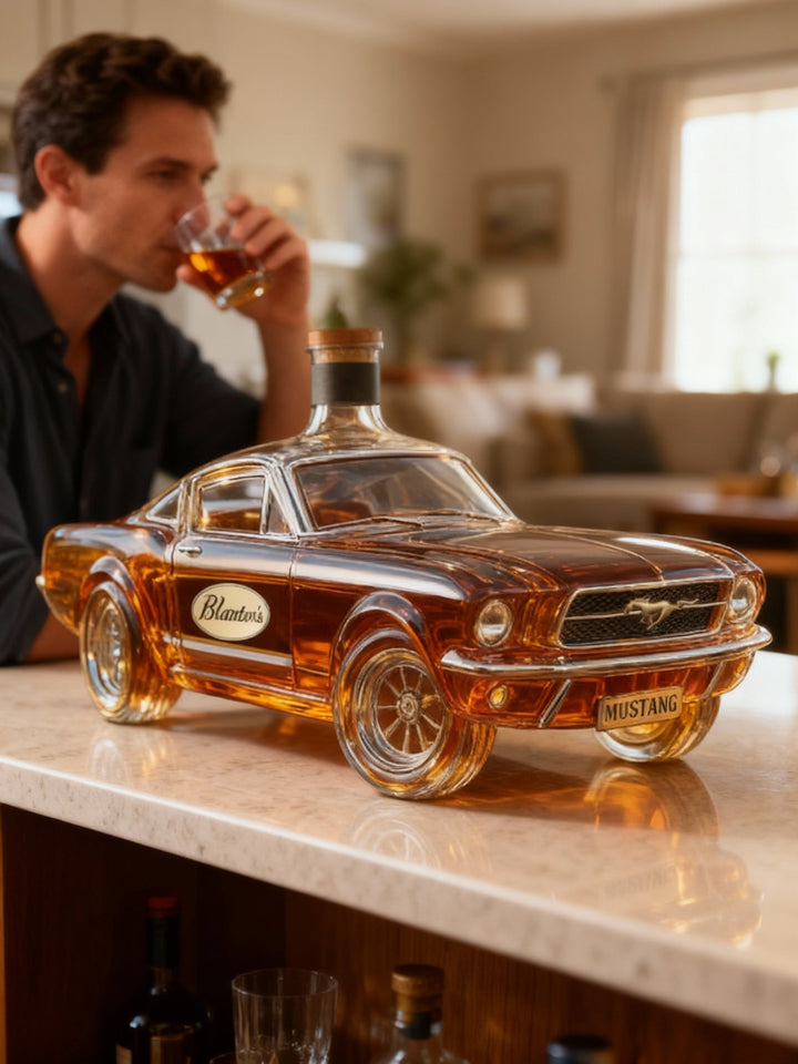 Szklana Karafka Do Whisky W Kształcie Klasycznego Samochodu Na Prezent