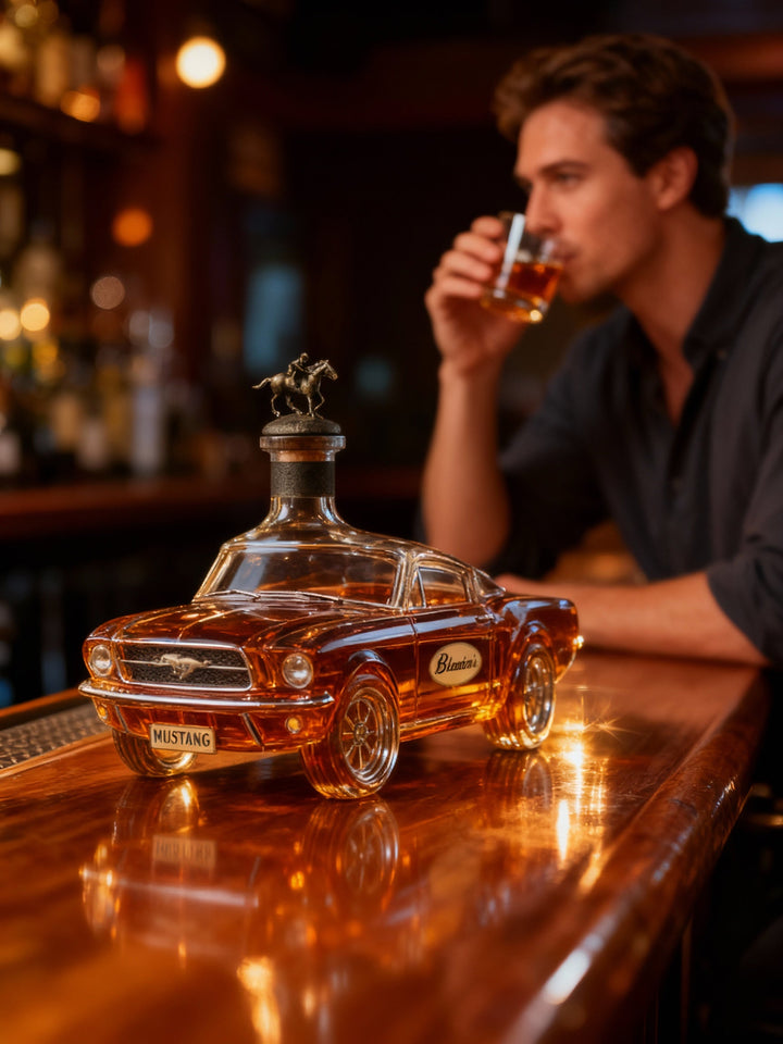 Szklana Karafka Do Whisky W Kształcie Klasycznego Samochodu Na Prezent