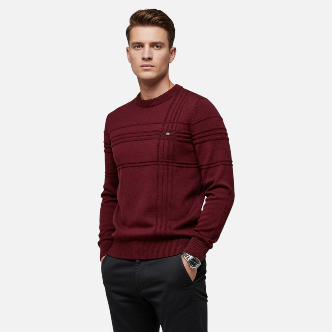 Sweter Męski W Paski