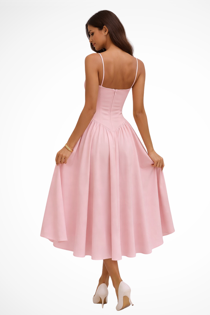 Natalia | Sukienka Midi Gorsetowa A-Line