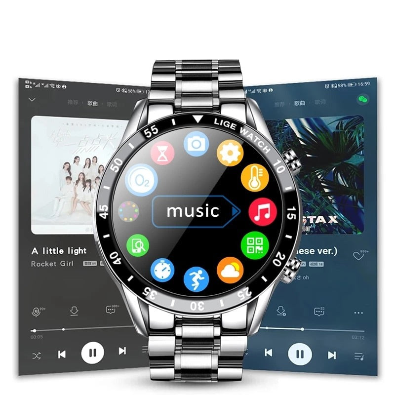 Smartwatch Z Ekranem IPS, Funkcją Rozmów Bluetooth I Monitorowaniem Aktywności
