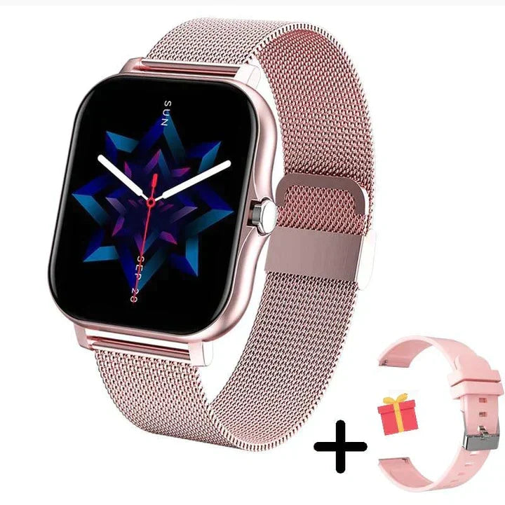 Smartwatch Z Monitorem Tętna, SpO₂, Aktywności I Powiadomieniami Bluetooth