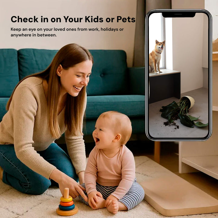 Mini Kamera WiFi Full HD 1080P Z Noktowizją I Detekcją Ruchu