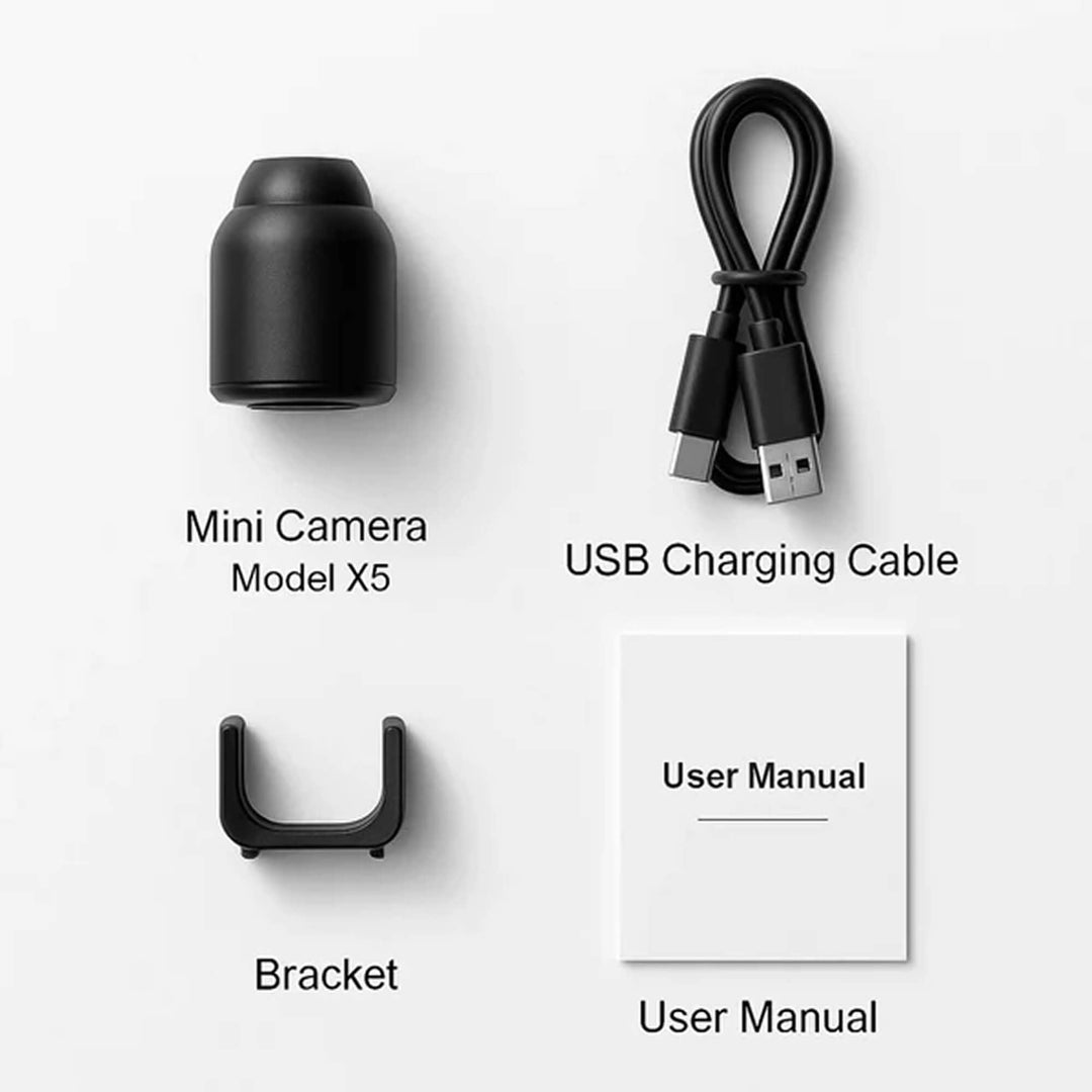 Mini Kamera WiFi Full HD 1080P Z Noktowizją I Detekcją Ruchu