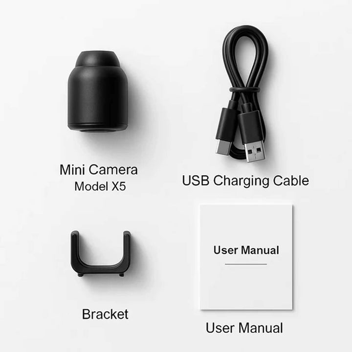 Mini Kamera WiFi Full HD 1080P Z Noktowizją I Detekcją Ruchu