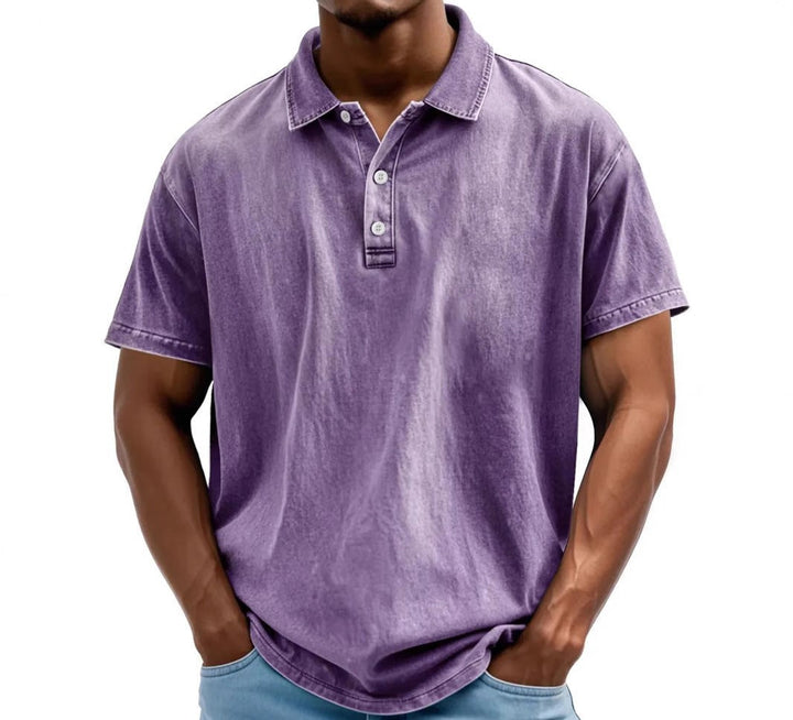Dorian | Męska Koszulka Polo W Stylu Vintage