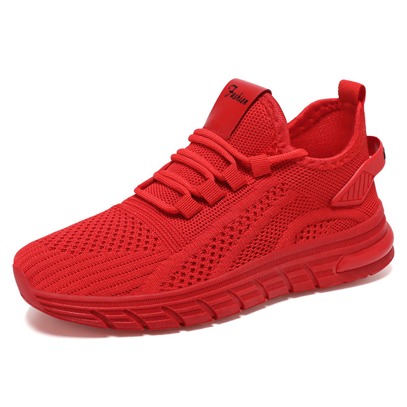 Przód sneakersów biegowych z wygodną cholewką skarpetową