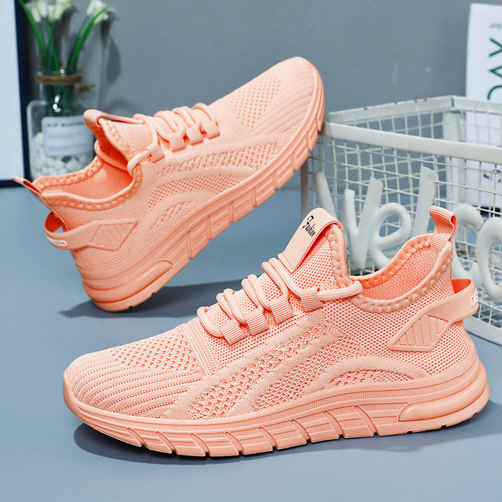 Lekkie unisex sneakersy biegowe z dzianinową cholewką skarpetową