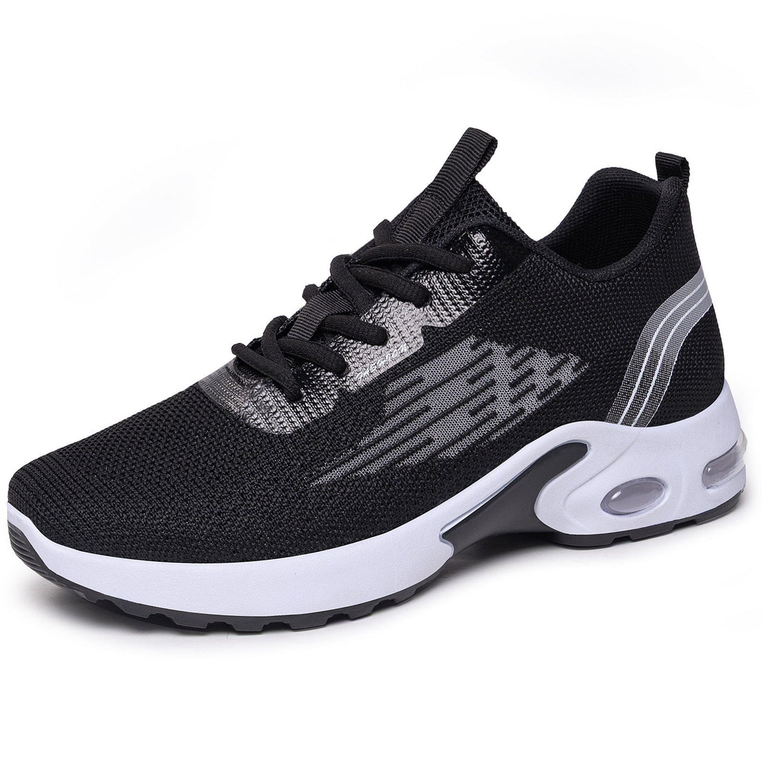 Damskie Sneakersy Dzianinowe z Widoczną Amortyzacją Powietrzną