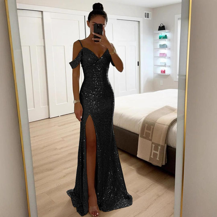 Natalia | Sukienka Damska Maxi Na Ramiączkach Wieczorowa