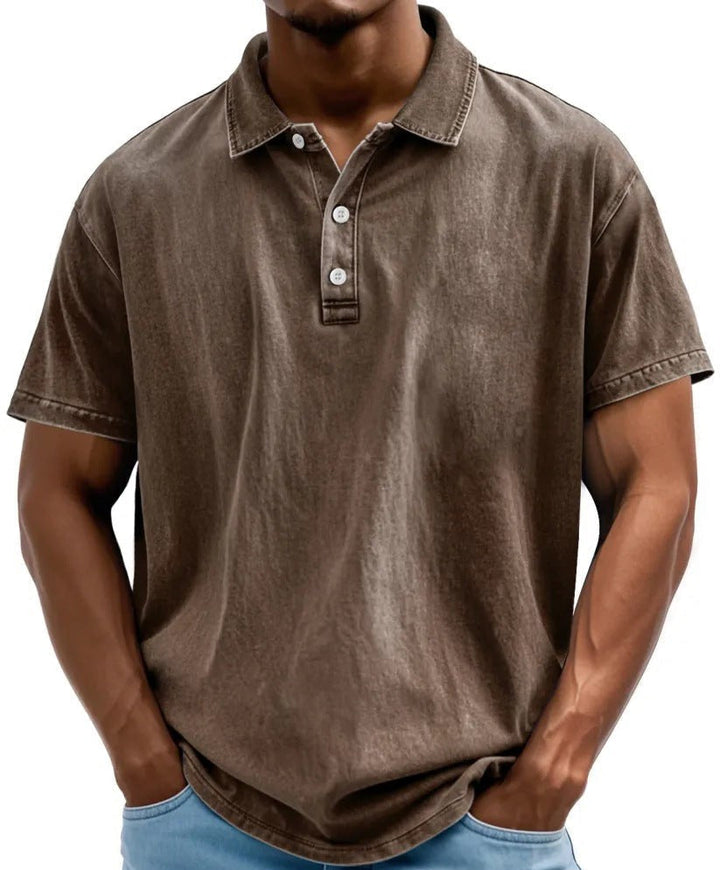 Dorian | Męska Koszulka Polo W Stylu Vintage