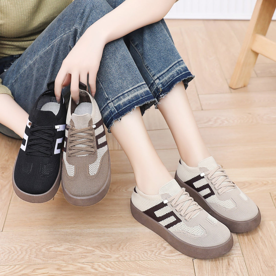 Damskie sneakersy z lekką podeszwą EVA