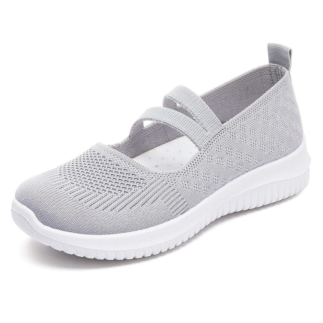 Damskie sneakersy wsuwane z elastycznymi paskami i wygodnym fasonem