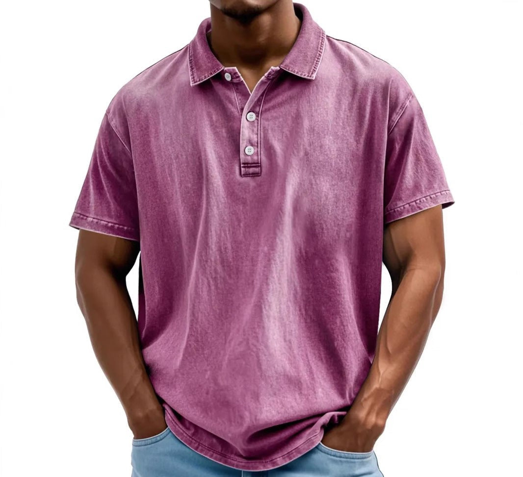 Dorian | Męska Koszulka Polo W Stylu Vintage