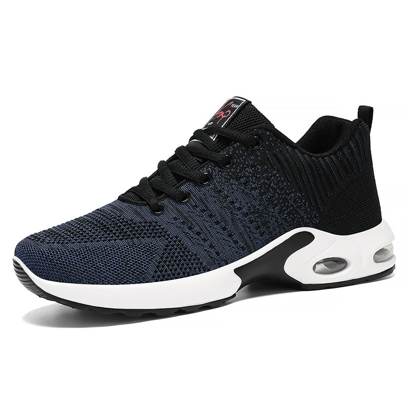 Sneakersy biegowe z przewiewnej dzianiny i wygodną podeszwą