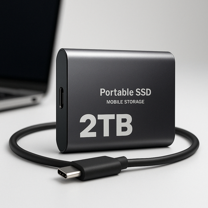 Przenośny Dysk SSD 2 TB USB-C Z Transferem Do 1050 MB/s