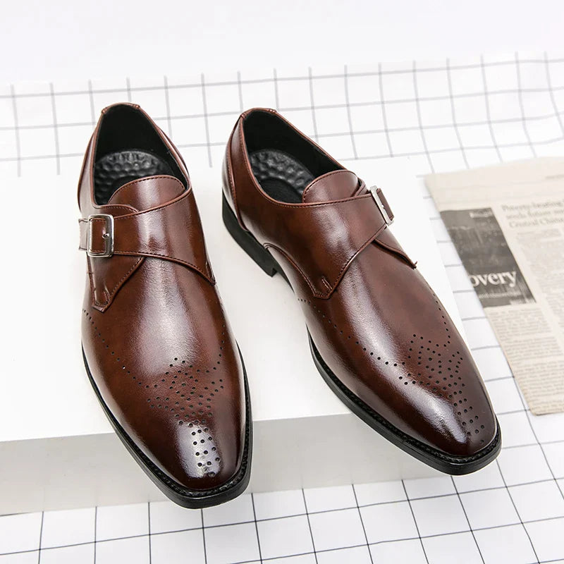 Buty Męskie Monk Strap
