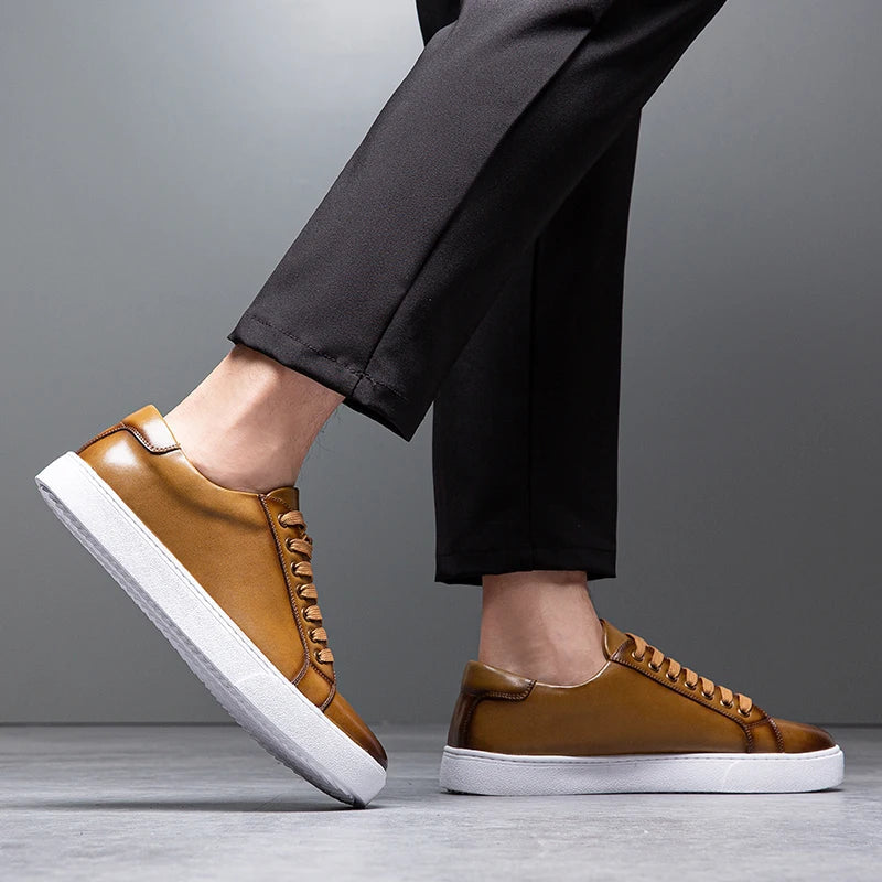 Sneakersy Męskie Casual Sznurowane