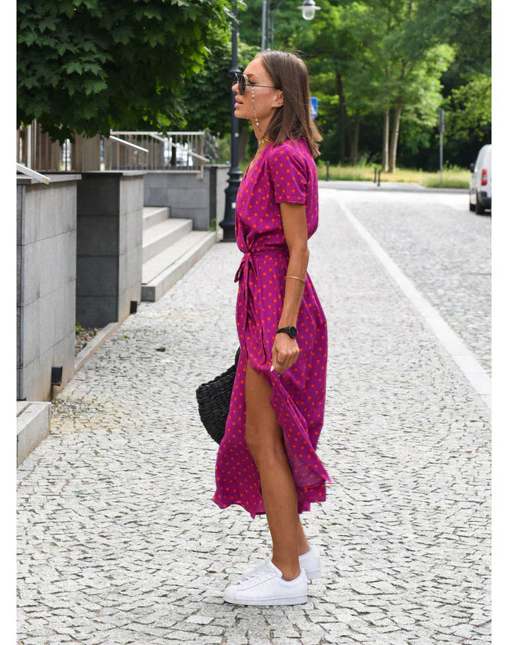Sukienka Damska Elegancka Midi