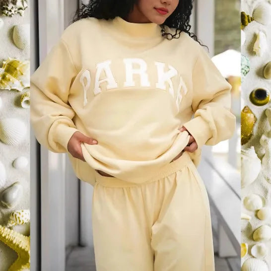 Martyna | Sweter Damski Oversize Z Nadrukiem
